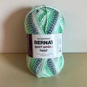 Yarnspirations Bernat Sport Ombre Yarn in Aquatic